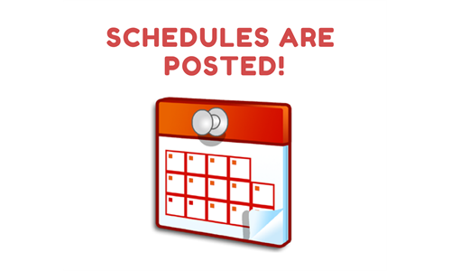 Team Schedules Posted